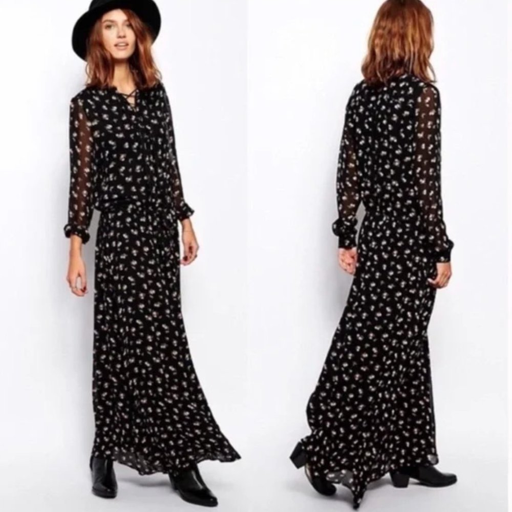 Scotch & Soda Boudoir Floral Maxi Dress, size 1